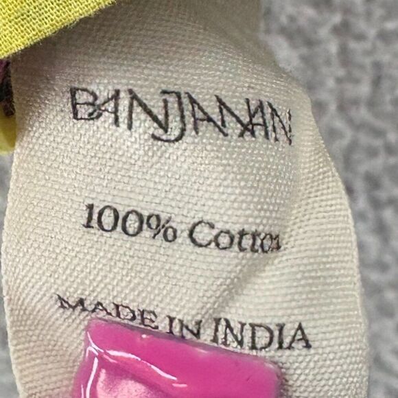 BANJANAN Women's Klara Top Floral Ruffle SIze XS Purple Yellow Daisy Print - Picture 14 of 15